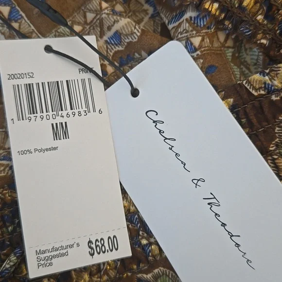 Flowy Patterned Maxi Skirt - Picture 7 of 9